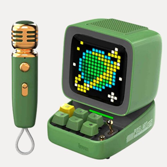 Divoom Ditoo-Mic Yeşil Bluetooth Hoparlör