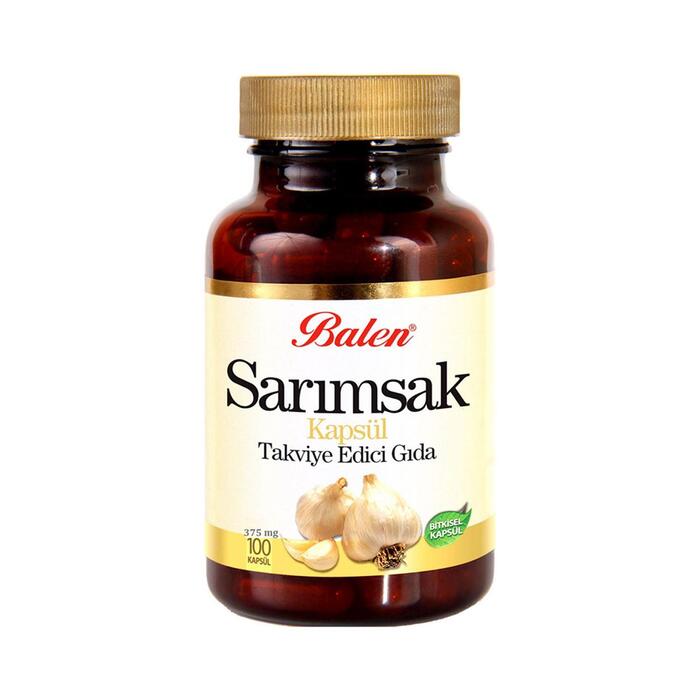 Balen Sarımsak Kapsül 375 mg 100 Kapsül x 3 Adet