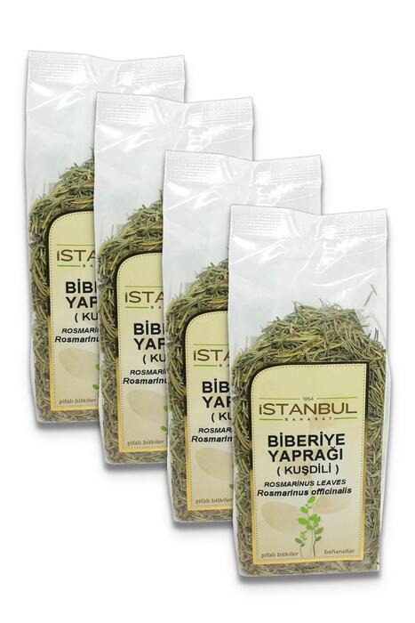 İstanbul Baharat Biberiye Yaprağı (Kuşdili) 80 gr x 4 Adet