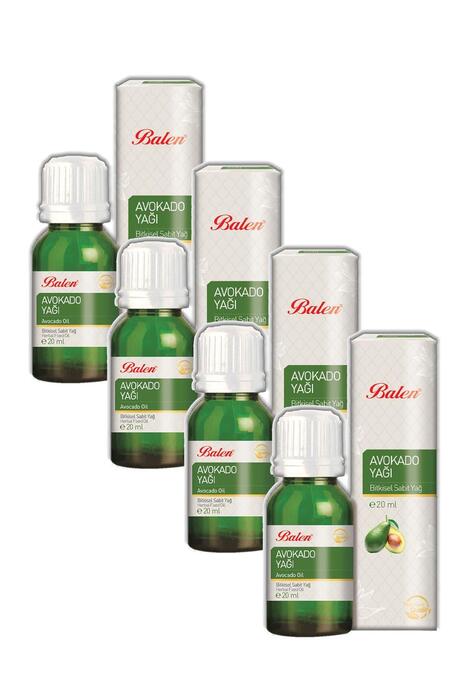 Balen Avokado Yağı Soğuk Pres 20 ml 4 Adet