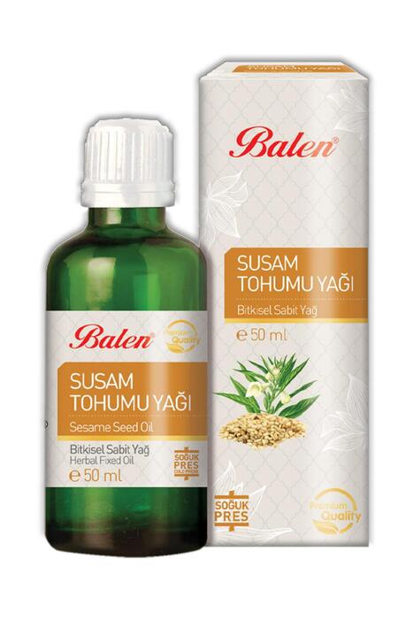 Balen Susam Tohumu Yağı Soğuk Pres 50 ml 3 Adet