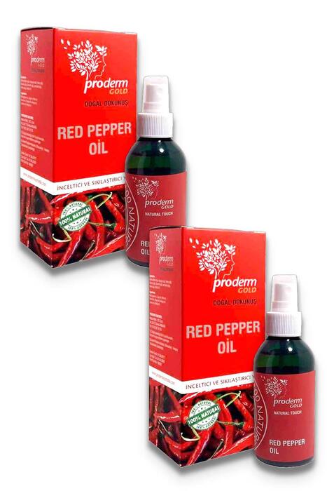 Proderm Gold Kırmızı Biber Karışımlı Masaj Yağı 150 ml 2 Adet
