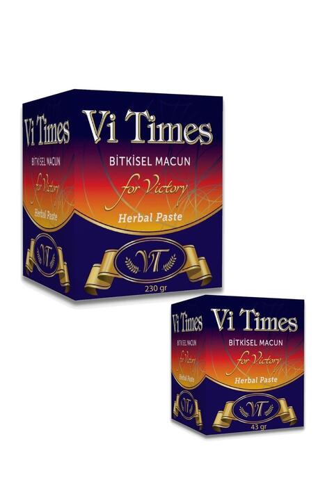 Vi Times Polenli Bitkisel Besin Takviyesi 230 Gr+Vit Time 43 gr