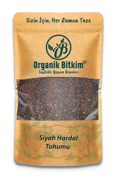 Organik Bitkim Tane Siyah Hardal Tohumu 250 gr