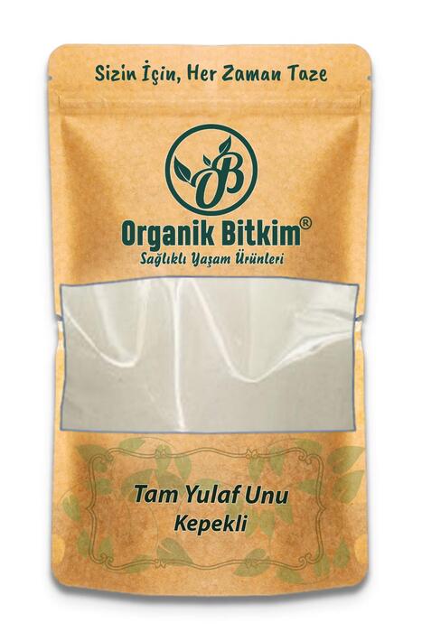 Organik Bitkim Tam Yulaf Unu Kepekli 2000 gr