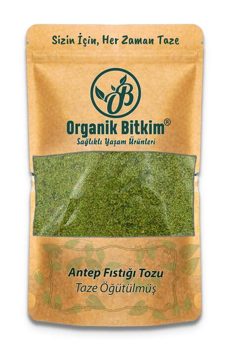 Organik Bitkim Antep Fıstığı Tozu - Katkısız 500 Gr