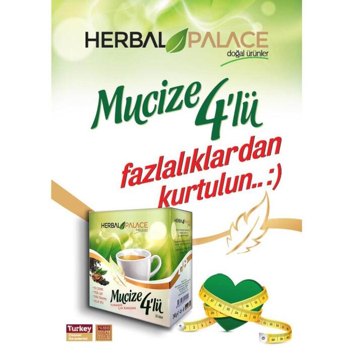 Herbal Palace Mucize 4'lü Formmix Çay Karışımı 240 gr