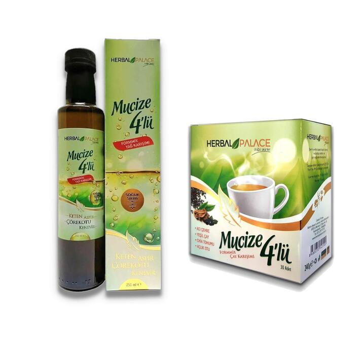 Herbal Palace Formmix Mucize 4'lü Yağ ve Formmix Mucize 4'lü Çay