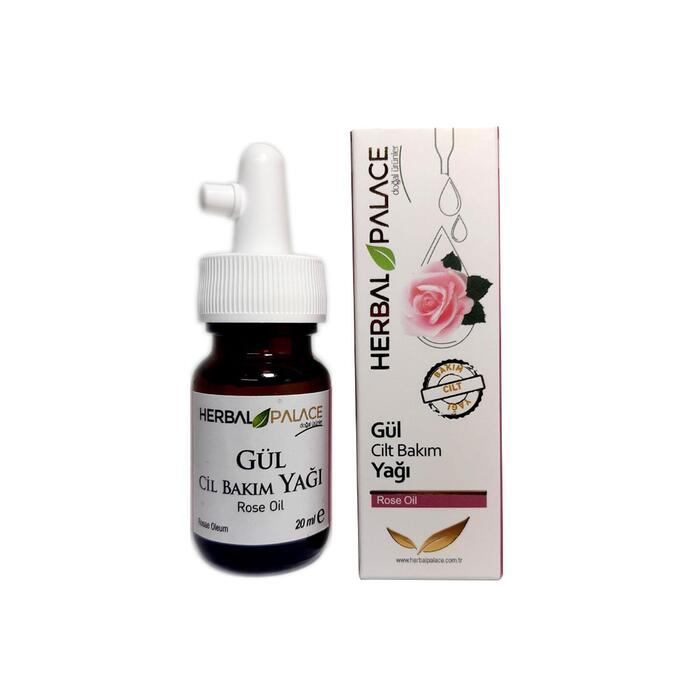 Herbal Palace Gül Yağı 20 ml Cilt Bakım Yağı x 2 Adet