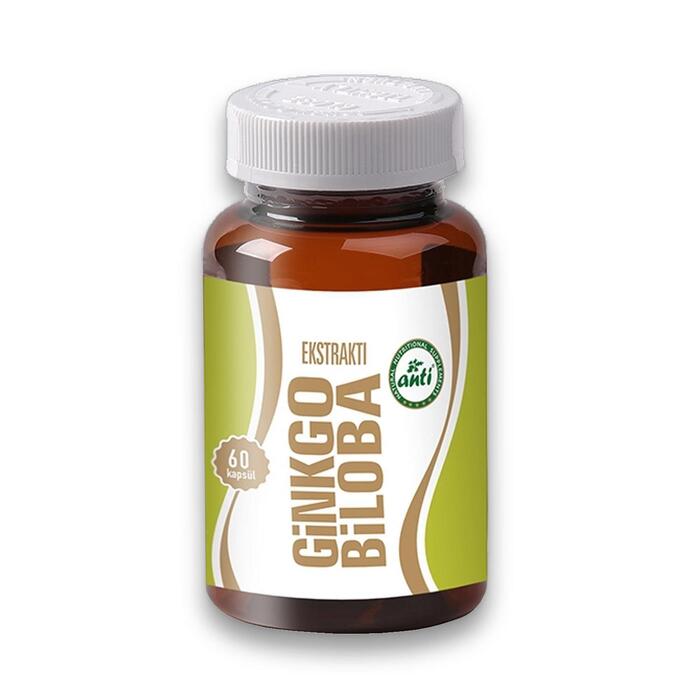 Anti Ginkgo Biloba Ekstresi 60 Kapsül x 2 Adet