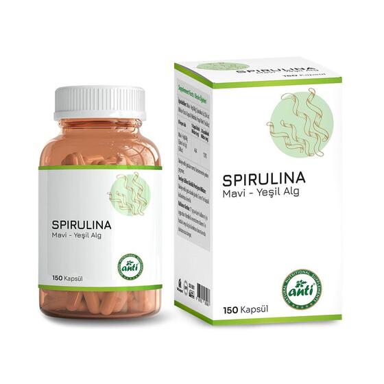 Anti Spirulina Kapsül 150 Kapsül