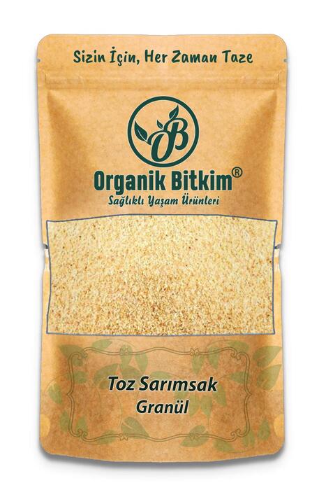 Organik Bitkim Sarımsak Tozu (Granül Sarımsak) 1000 gr