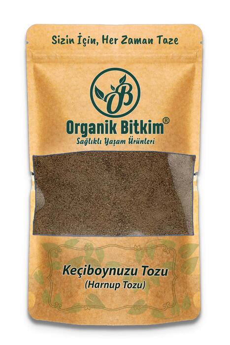 Organik Bitkim Keçiboynuzu Tozu (Harnup Tozu) 1000 gr