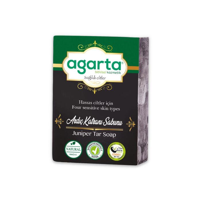 Agarta El Yapımı Doğal Ardıç Katranı Sabunu 150 gr x 2 Adet