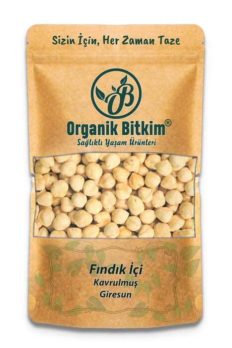 Organik Bitkim Kavrulmuş Giresun Fındığı 500 gr