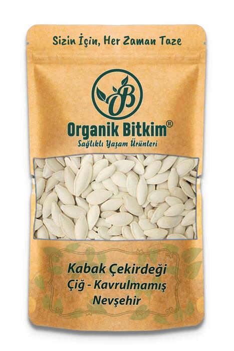 Organik Bitkim Kabak Çekirdeği Çiğ - Nevşehir 500 gr