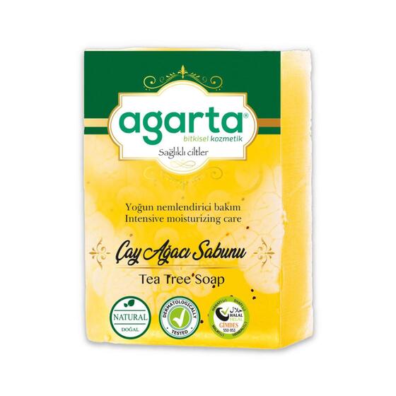 Agarta Doğal El Yapımı Çay Ağacı Sabunu 150 gr x 2 Adet