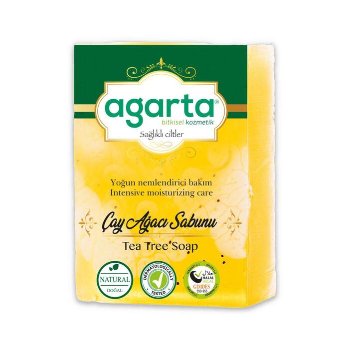 Agarta Doğal El Yapımı Çay Ağacı Sabunu 150 gr x 3 Adet