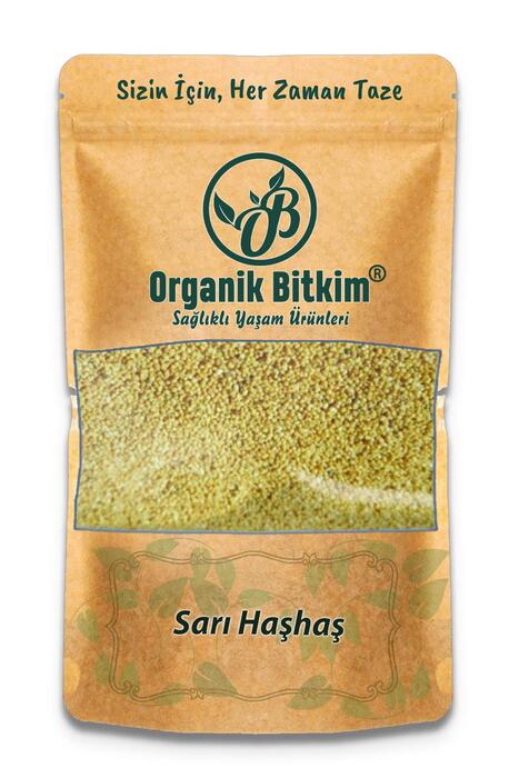 Organik Bitkim Sarı Haşhaş 1 kg