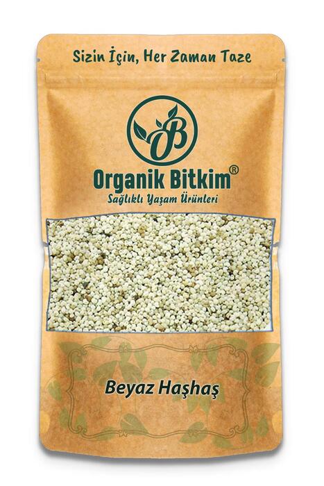 Organik Bitkim Beyaz Haşhaş 500 gr