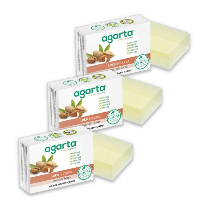 Agarta Doğal Leke Sabunu 150 gr x 3 Adet