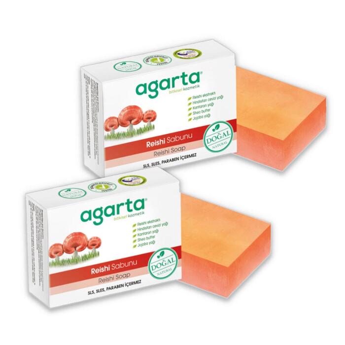 Agarta Doğal Reishi Sabunu 150 gr x 2 Adet