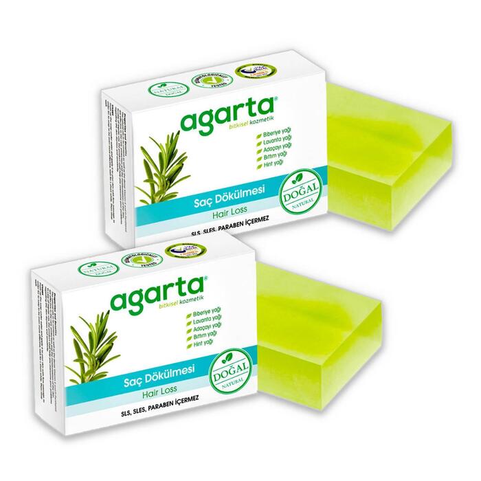 Agarta Saç Dökülmesi Sabunu 150 gr x 2 Adet