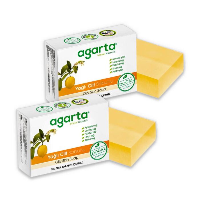 Agarta Doğal Yağlı Cilt Sabunu 150 gr x 2 Adet