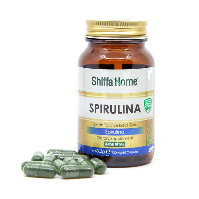 Shiffa Home (Aksuvital) Spirulina 720 mg 60 Kapsül x 3 Adet