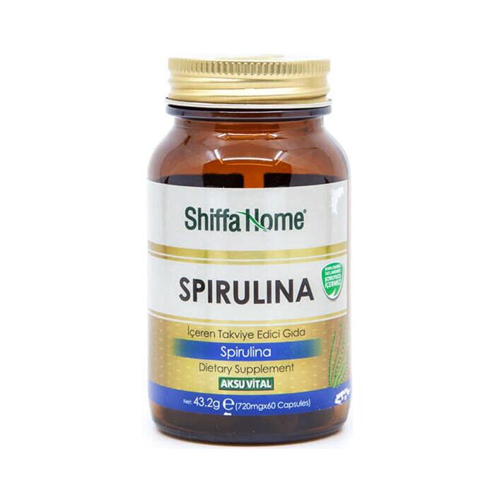 Shiffa Home (Aksuvital) Spirulina 720 mg 60 Kapsül x 2 Adet