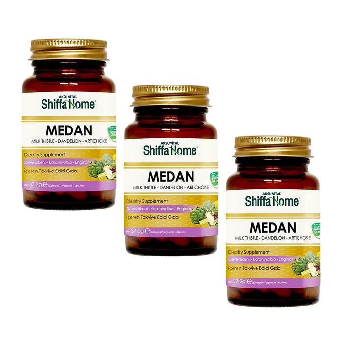 Shiffa Home (Aksuvital) Medan 620mg 60 kapsül x 3 Adet