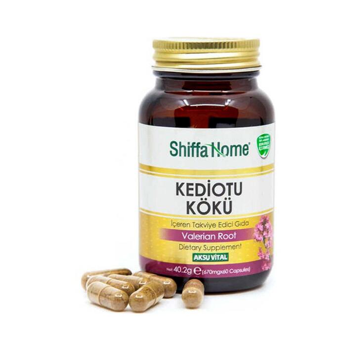 Shiffa Home (Aksuvital) Kediotu Kökü 670 mg 60 Kapsül x 2 Adet