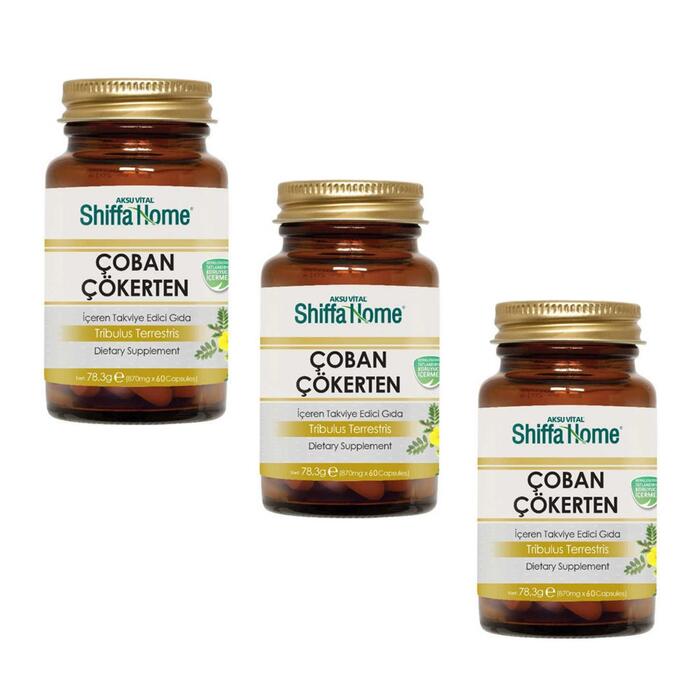 Shiffa Home (Aksuvital) Çoban Çökerten 870 mg 60 Adet x 3 Adet