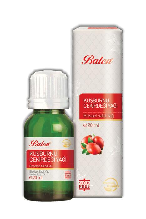 Balen Kuşburnu Çekirdeği Yağı Soğuk Pres 20 ml x 4 Adet