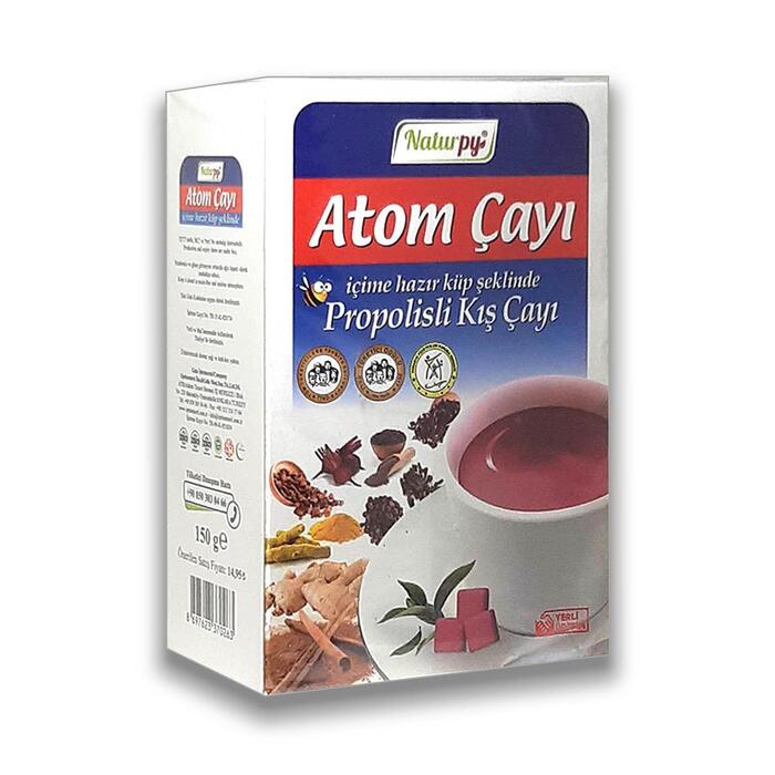 Naturpy Atom Çayı Propolisli  Doğal Lezzet 150 gr x 2 Adet