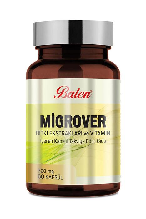 Balen Migrover Bitki Ekstraktları-Vitamin 60 Kapsül x 3 Adet