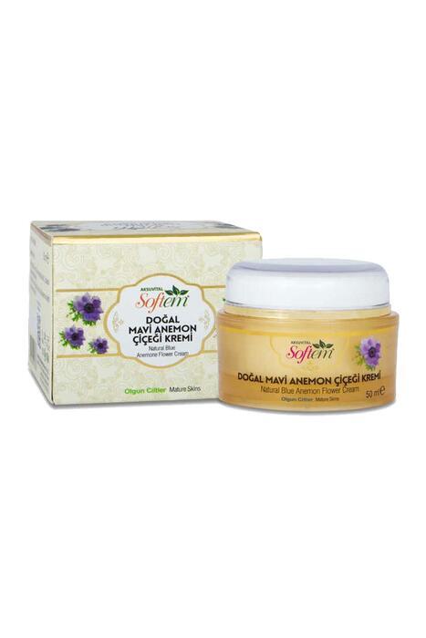 Softem Aksuvital Mavi Anemon Çiçeği Kremi 50 ml x 3 Adet
