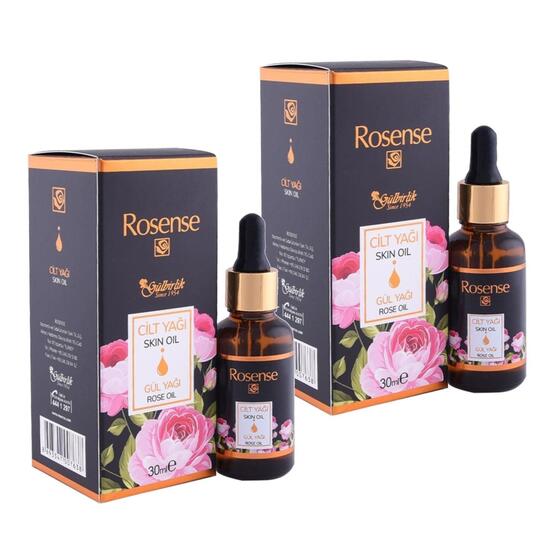 Rosense Gül Yağı Cilt Bakım Yağı 30 ml x 2 Adet