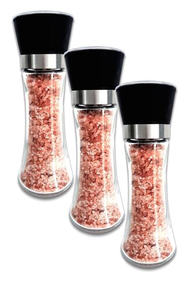 Organik Bitkim Öğütücü + 200 gr Pembe Himalaya Tuzu Dolu x 3 Adet