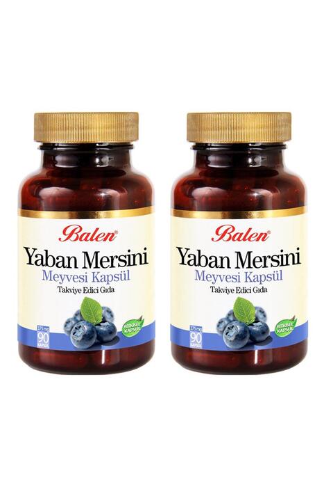 Balen Yaban Mersini Meyvesi 375 Mg 90 Kapsül 2 Adet