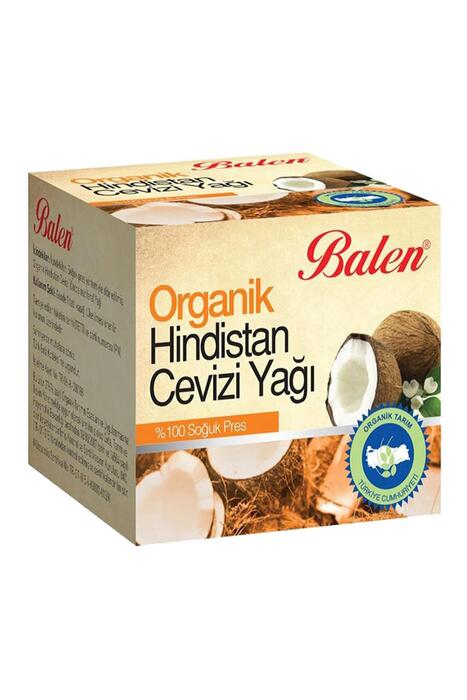 Balen Organik Hindistan Cevizi Yağı+Organik Kakao Yağı Soğuk Pres