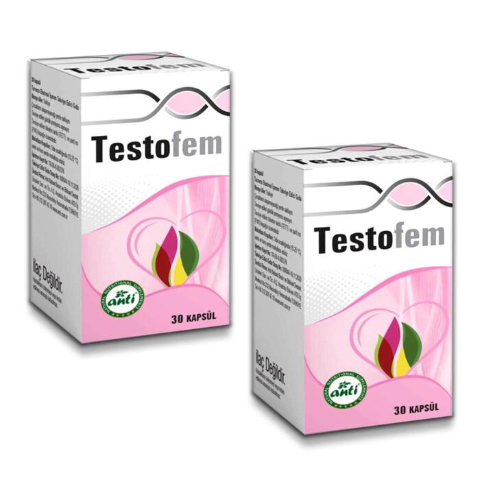 Anti Testofem® Damiana Ekstresi 30 Kapsül x 2 Adet