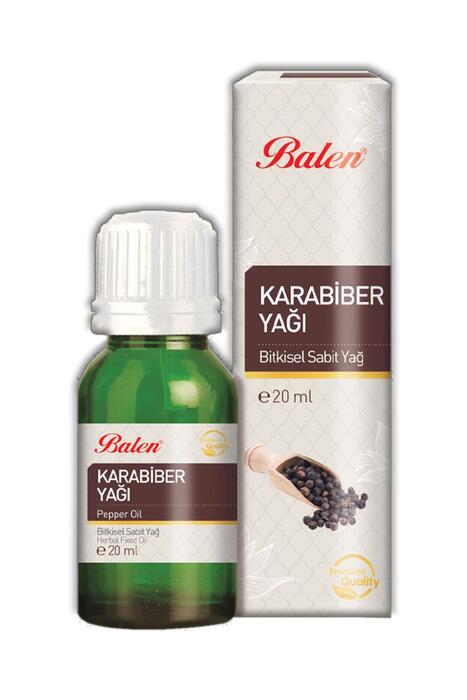 Balen Karabiber Yağı (Maserasyon) 20 ml 4 Adet