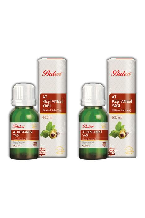 Balen At Kestanesi Yağı (Soğuk Pres) 20 ml 2 Adet