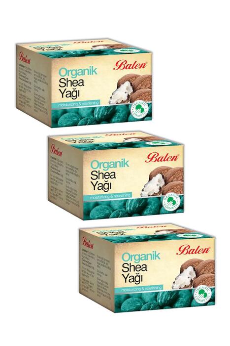 Balen Shea (Butter) Yağı Organik Sertifikalı 50 ml 3 Adet