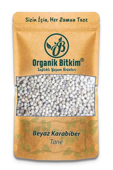 Organik Bitkim Beyaz Karabiber Tane 1000 gr