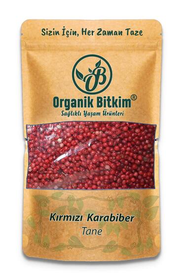 Organik Bitkim Kırmızı Karabiber Tane 500 gr