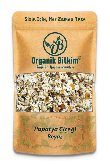 Organik Bitkim Papatya Çiçeği (Beyaz Papatya) 500 gr