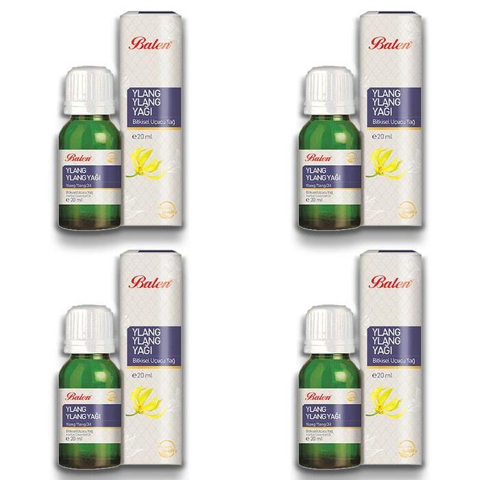 Balen Ylang Ylang Yağı (DİSTİLASYON) 20 ML x 4 Adet
