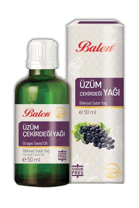 Balen Üzüm Çekirdeği Yağı Soğuk Pres 50 ml 3 Adet